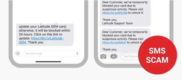 Latitude impersonation scam alert