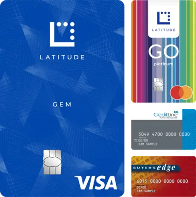 Latitude credit cards