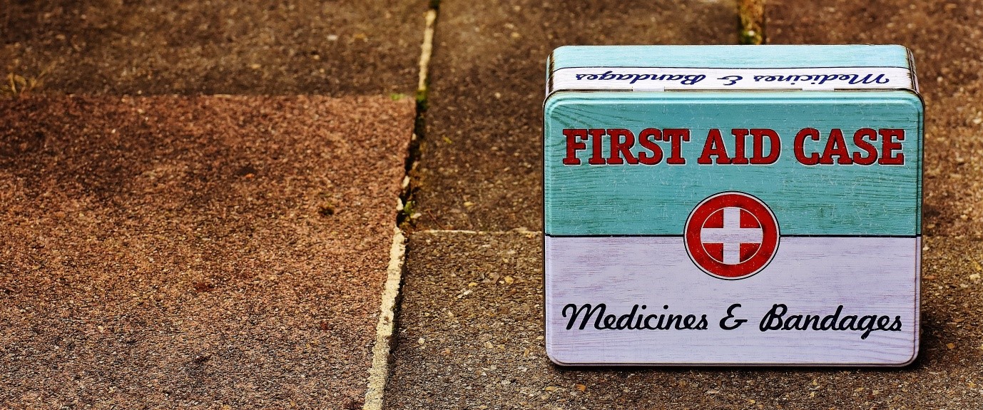 Pill bottle first aid kit