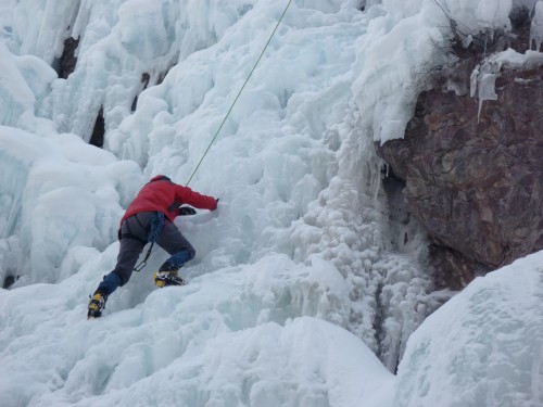 Ice climbing Colorado